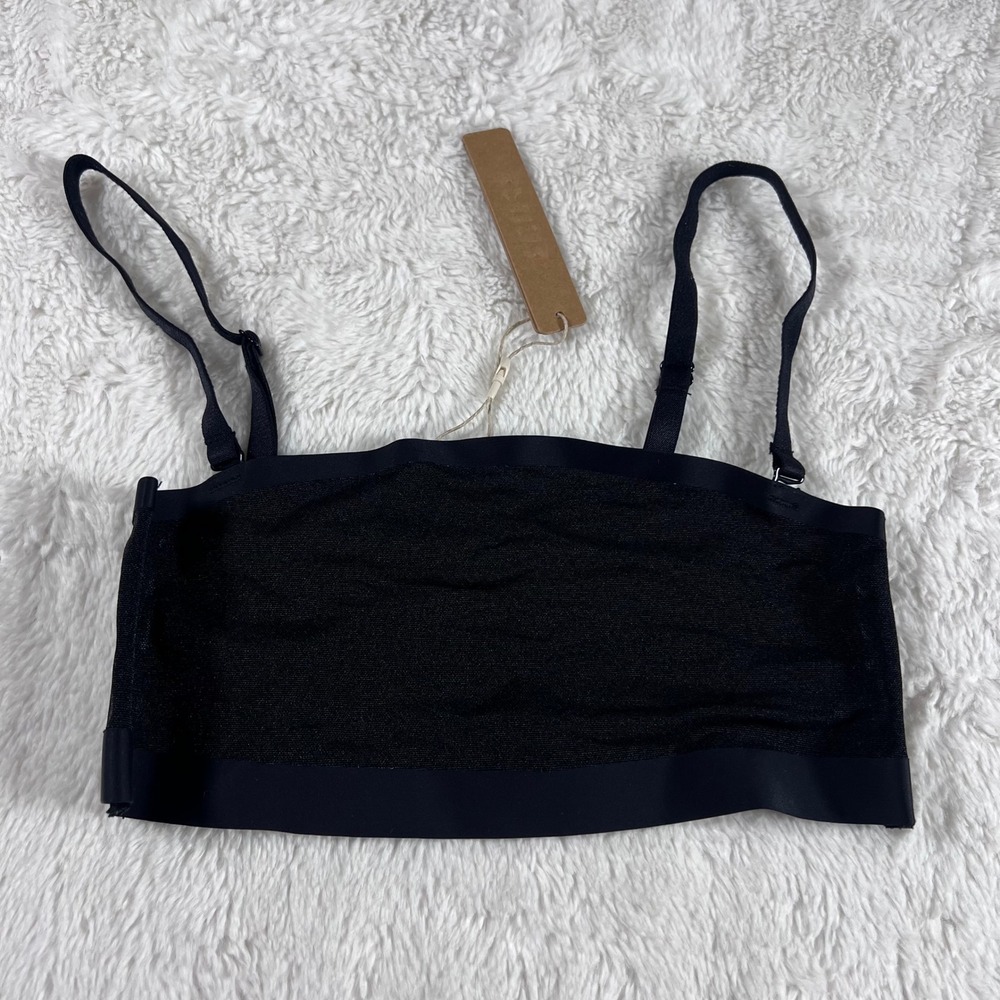 SKIMS Women's Fits Everybody Bandeau Onyx Black Size XXS BR-BND-0254 NWT